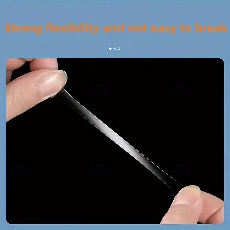 400 stuks dubbelzijdige kleefstrips, residuvrije, waterdichte tape voor woningdecoratie, posters, fotolijsten, kantoorbenodigdheden, sterke en praktische kleefpads 2025 - $7.99 –P6
