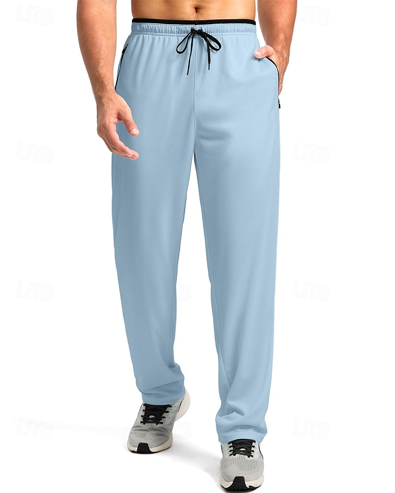 Per uomo Pantaloni da tuta Pantaloni Pantaloni della tuta a gamba dritta Tasca Elastico in vita Coulisse Blocco di colori Comodità Sport all'Aperto Quotidiano Moda Casual Nero 1 # Nero Micro-elastico del 2026 a $24.99 –P8