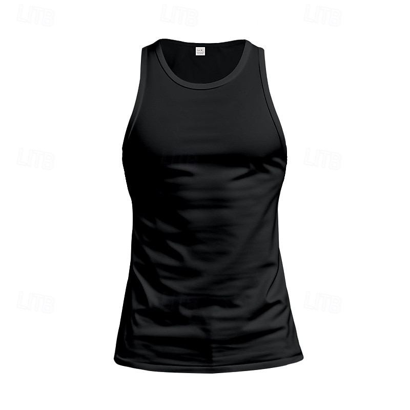 Hombre Camiseta sin mangas Chaleco Camisetas Interiores Camisa sin mangas Sin Mangas Cuello redondo Cuchara Verano Color sólido Plano Moda Básico Clásico 4 Piezas Calle Casual Deportes A B C Camiseta 2025 - $37.99 –P12