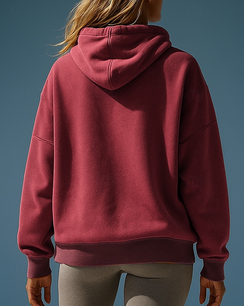 Mujer Tops casuales Sudadera con capucha Sudaderas Bolsillo Manga Larga Camiseta Ropa Deportiva Color sólido Protección Solar Resistente al Viento Senderismo Rutina de ejercicio De Deporte Ropa de 2025 - $34.99 –P2