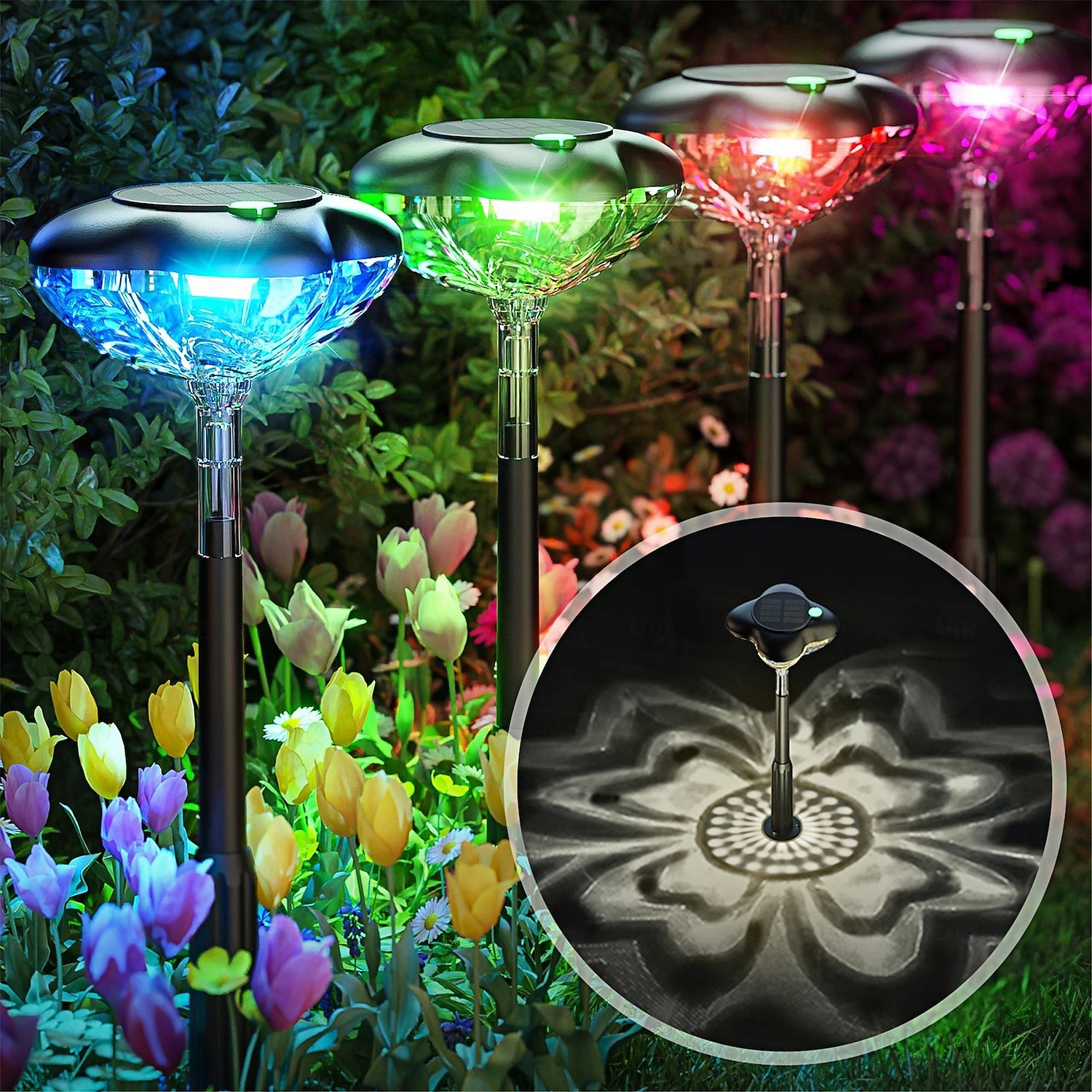 1PC Clover Solar Lights for Outside Pathway Lights Clover Solar Garden Walkway Lights 3 Mode Outdoor Solar Path Lights Maintain of Landscape Lighting Decorative for Lawn Yard Patio 2025 - $32.99 –P2
