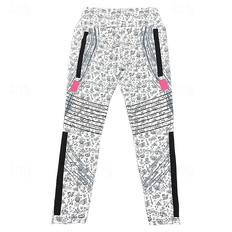 Damskie Legginsy capri Legginsy do jogi Wyszczuplenie brzucha Wysoka talia Siłownia Taniec Obuwie sportowe Doły Czarny Biały Niebieski Jesień Sport Odzież sportowa Ścisłe dopasowanie 2026 - $12.99 –P6