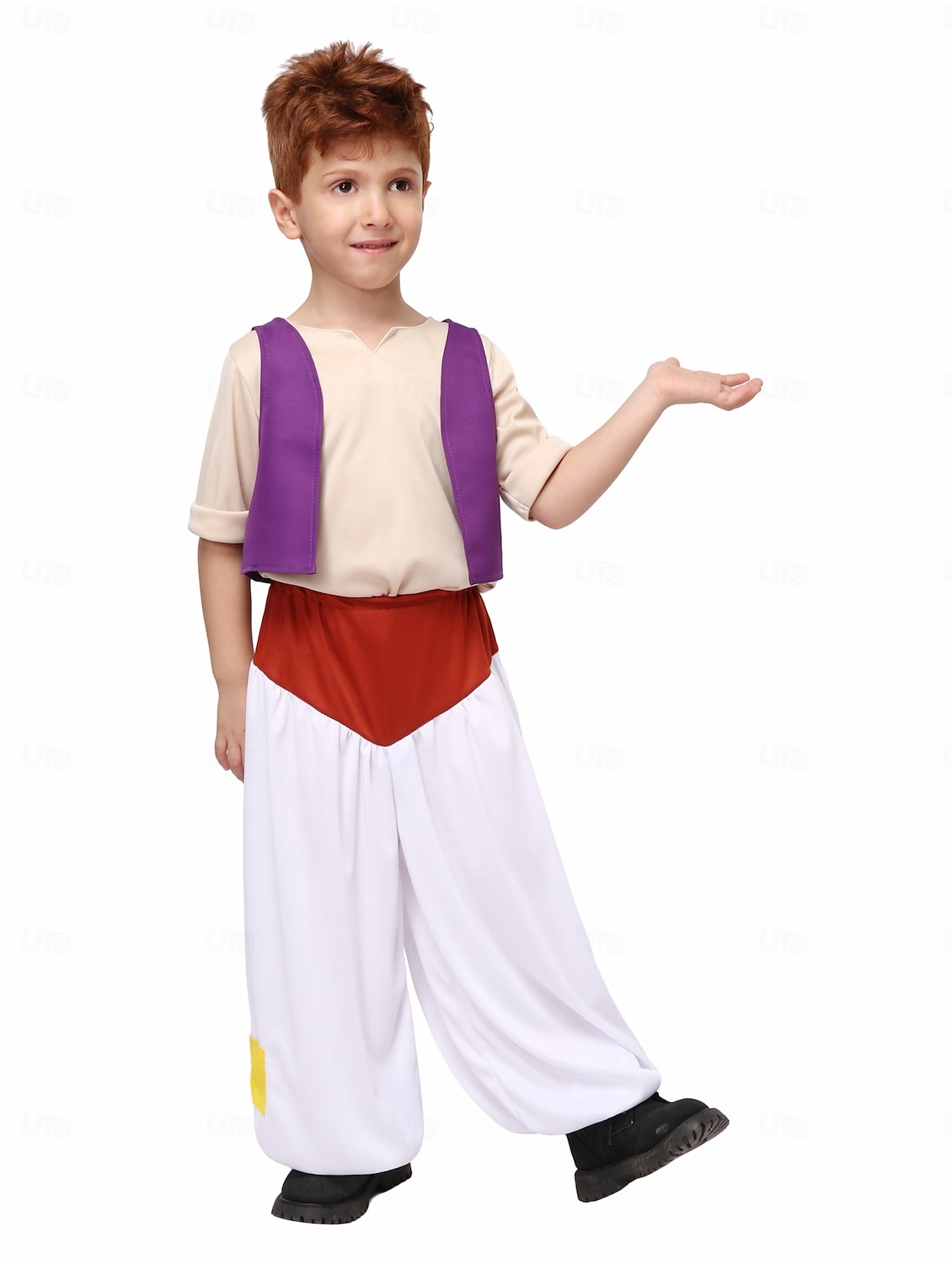 Satu Tuhannen ja yhden yön Prinssi Aladdin Cosplay-Asut Asut Satukirjahahmot Elokuva-cosplay for Poikien Lasten Halloween Karnevaali Maailman kirjapäivä Suoritus Opetuspukeutuminen Koulutapahtuman 2025 - $36.99 –P3