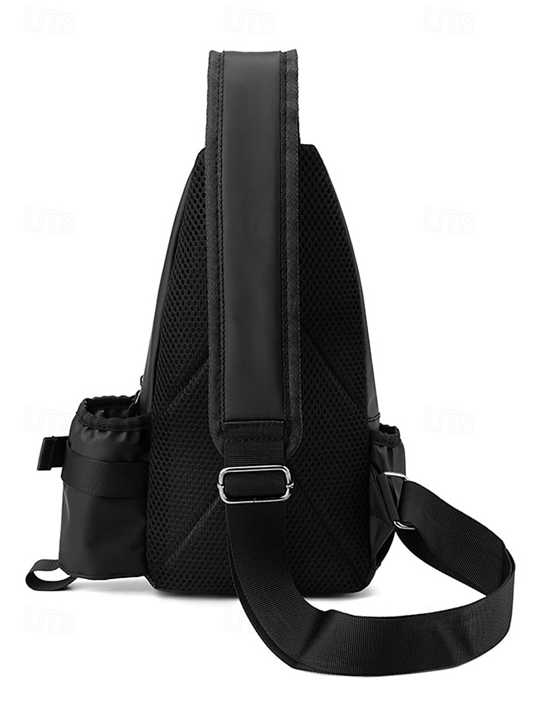 Men’s Waterproof Crossbody Sling Bag – Lightweight Casual Chest Bag with Multiple Compartments, Adjustable Strap, and Water-Repellent Fabric for Travel, Outdoor and Daily Use 2025 - $18.99 –P6