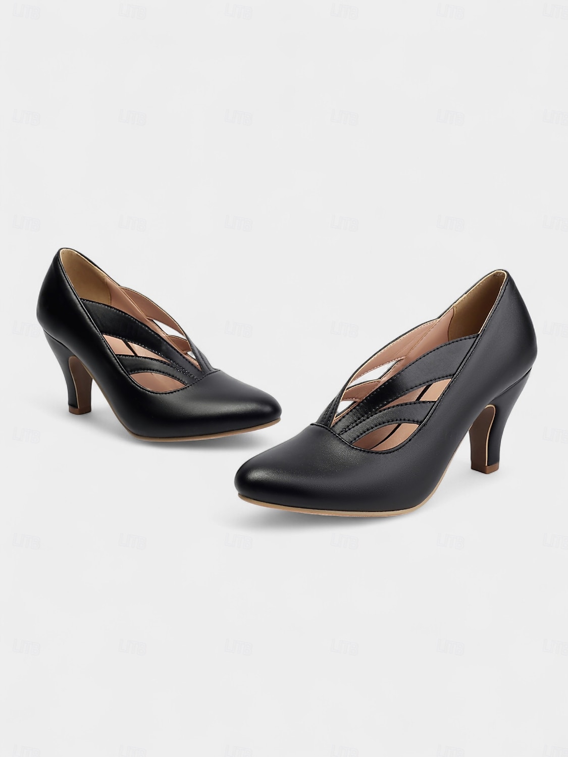 Γυναικείες γόβες με vintage τακούνι της δεκαετίας του 1930 – ρετρό δερμάτινα παπούτσια για swing dance, tea parties και pin-up fashion 2026 - $54.99 –P7