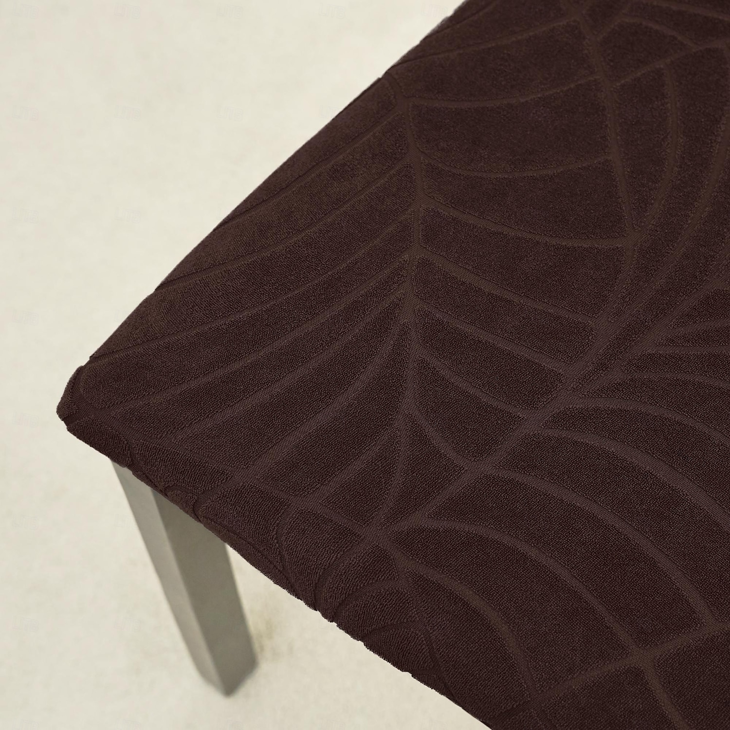 Capa protetora para assento de cadeira jacquard à prova d'água de 1/4/6 peças, protetora de assento elástica e removível, capa antiderrapante e lavável para cadeiras de jantar, cozinha, escritório e de 2025 por $10.99 –P4
