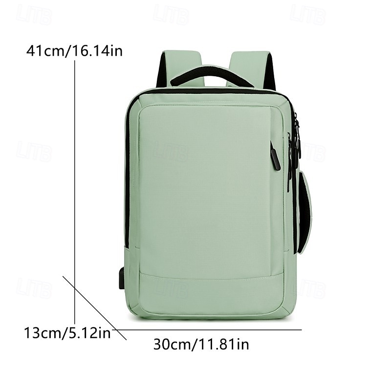 Schlanker Unisex-Laptop-Rucksack für Schule und Büro – minimalistischer, wasserdichter Business-Tagesrucksack mit mehreren Fächern für Studenten und Berufstätige 2025 - $34.99 –P1