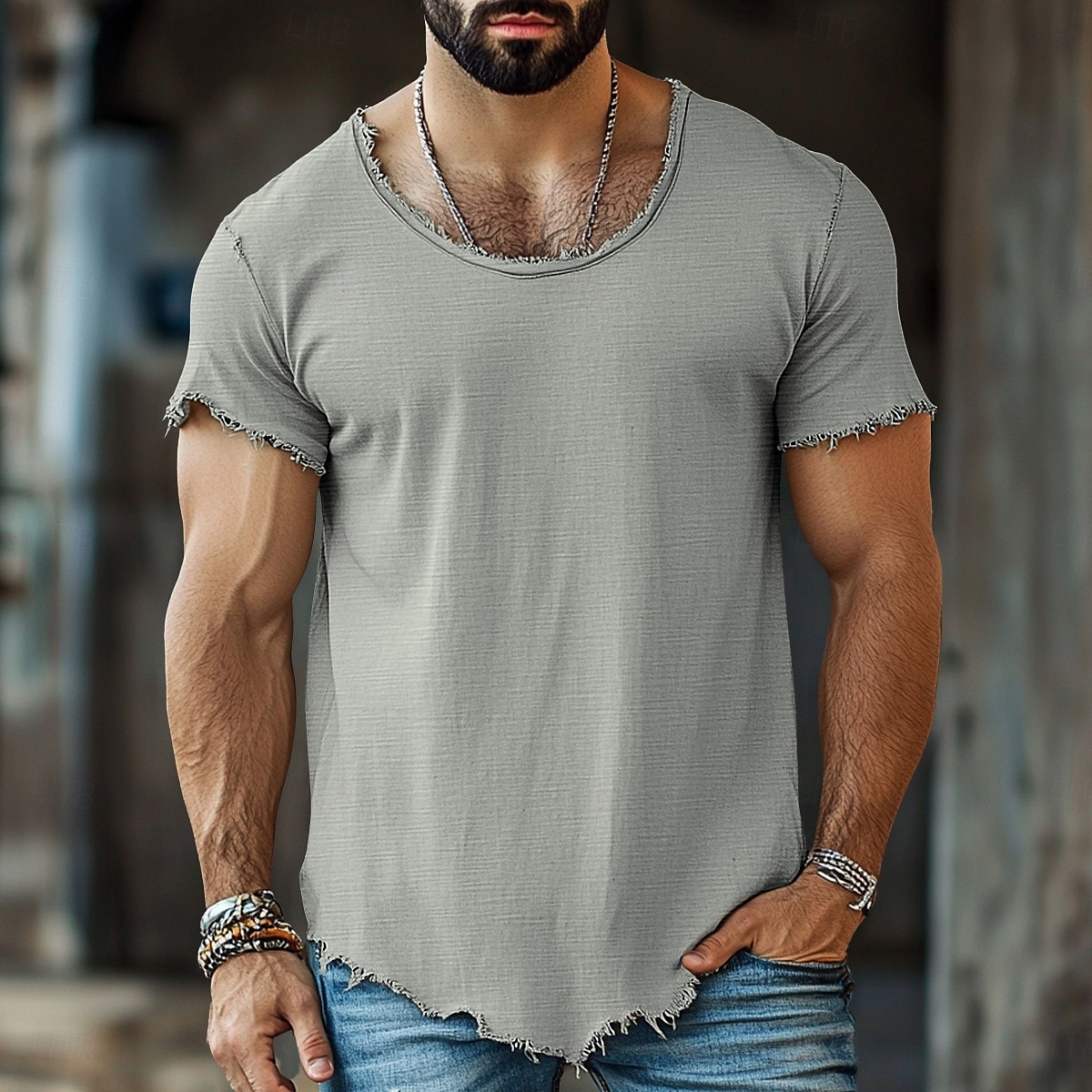 Bărbați Tee Top Tricou din in Manșon scurt Mânecă scurtă Stil Nautic Vară Simplu Modă Designer De Bază Moale Vacanță Stradă Casual Albastru Deschis Negru Alb Top tricou pentru bărbați 2025 - $20.99 –P9