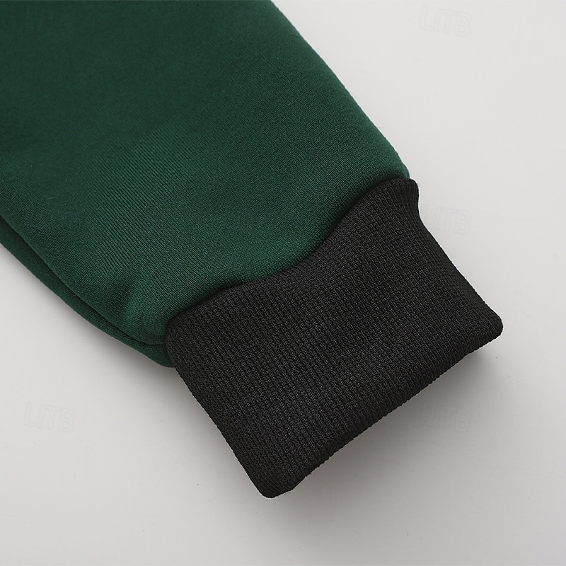 Per uomo Felpa con cappuccio Felpa con cappuccio a zip intera Felpa con cappuccio in pile Rosso Verde scuro Grigio chiaro Grigio scuro Caffè Con Cappuccio Semplice Patchwork Blocco di colore Sport del 2025 a $25.99 –P11