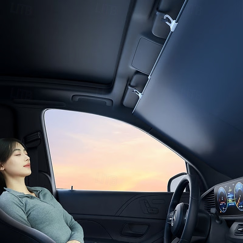2 parasoles enrollables automáticos para parabrisas de coche, retráctiles, grandes, con ventosas, aptos para todo tipo de vehículos. 2025 - $31.99 –P3