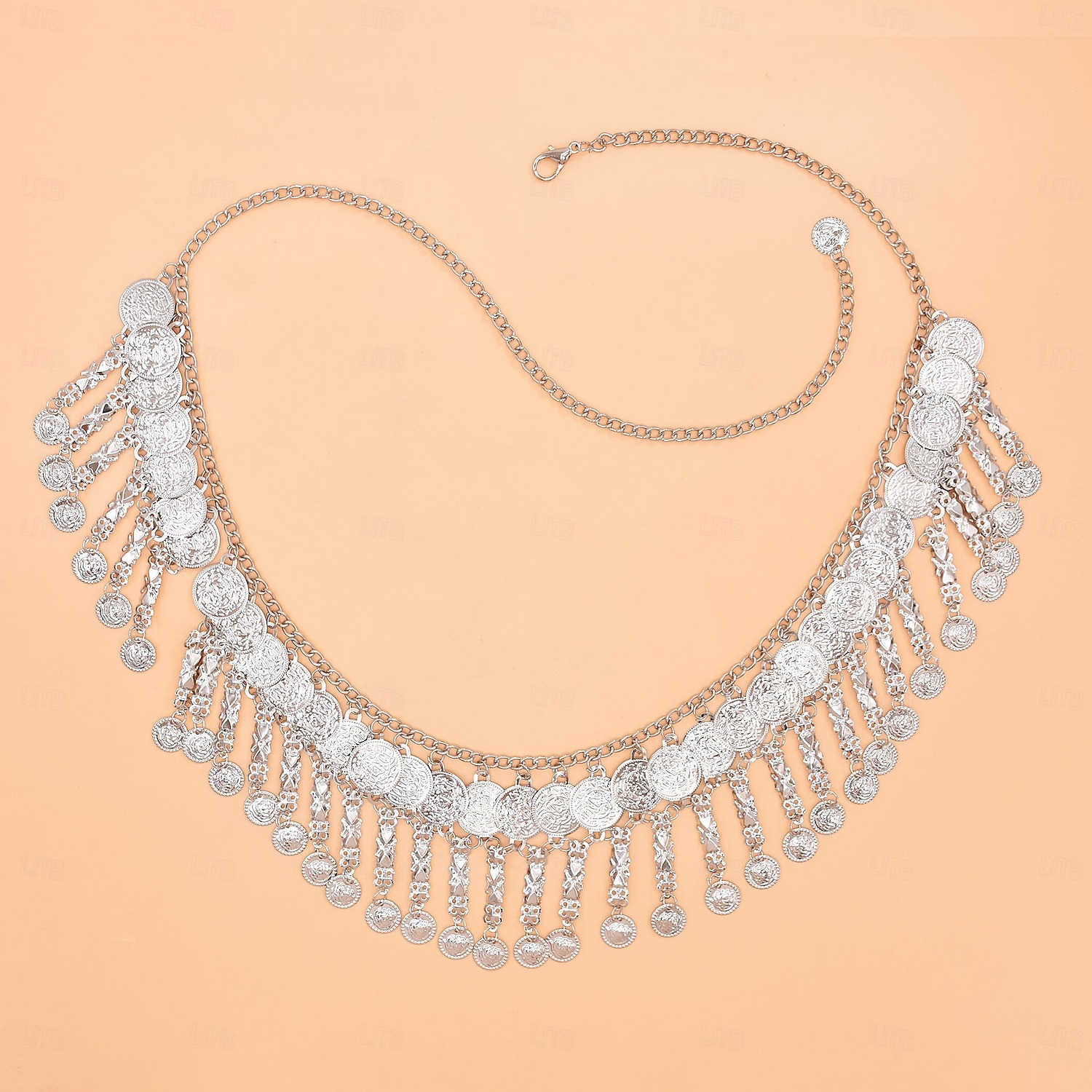 Damen Gürtel Metalllegierung Silber Gelb Gold Taillengürtel Maskerade Ferien Einfarbig 2025 - $16.99 –P11