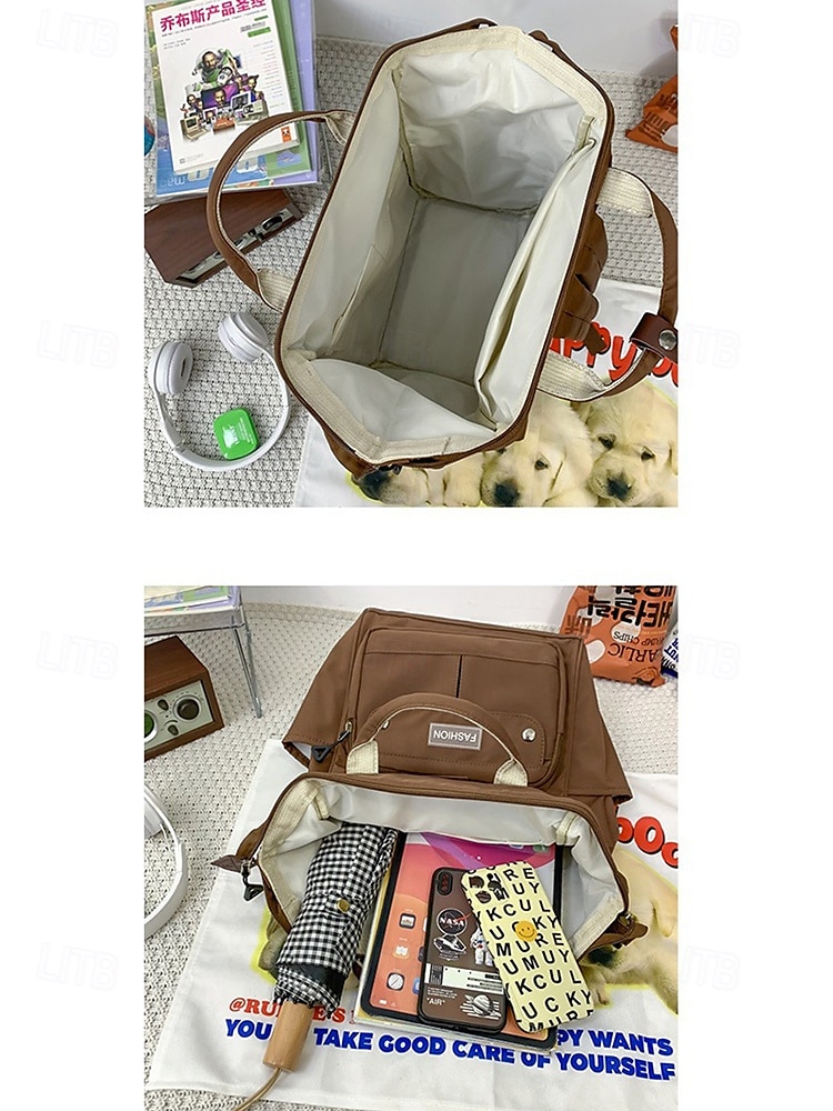 Sac à dos multi-poches en nylon pour femme – Sac de voyage léger et de grande capacité, idéal pour l'école et le quotidien, idéal pour les adolescentes et les filles de 2025 ? $24.99 –P7
