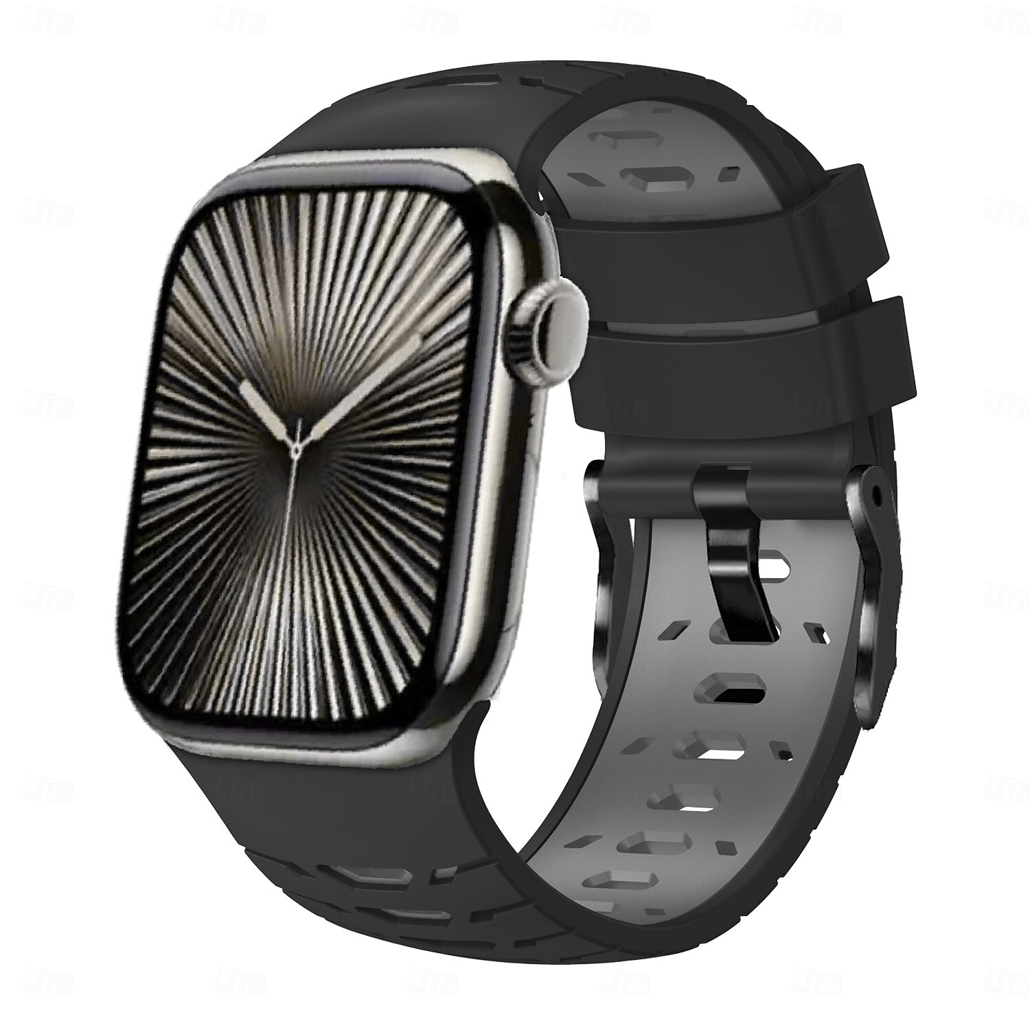 Pulseira esportiva compatível com Apple Watch 42mm 44mm 45mm 49mm Fecho de metal resistente Pulseira de silicone ajustável Pulseira de substituição para iWatch Ultra 2 Series 9 8 7 SE 6 5 4 de 2025 por $11.99 –P13