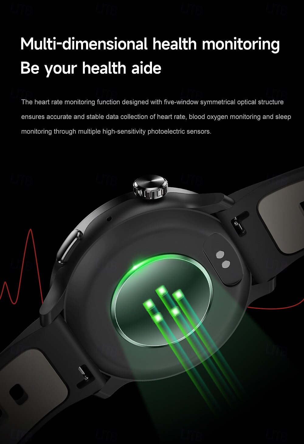 S666R Montre intelligente 1.43 pouce Smartwatch Montre Connectée Bluetooth Podomètre Rappel d'appel Moniteur d'Activité Compatible avec Android iOS Hommes GPS Longue Veille Étanche IP68 Boîtier de de 2025 ? $68.99 –P10