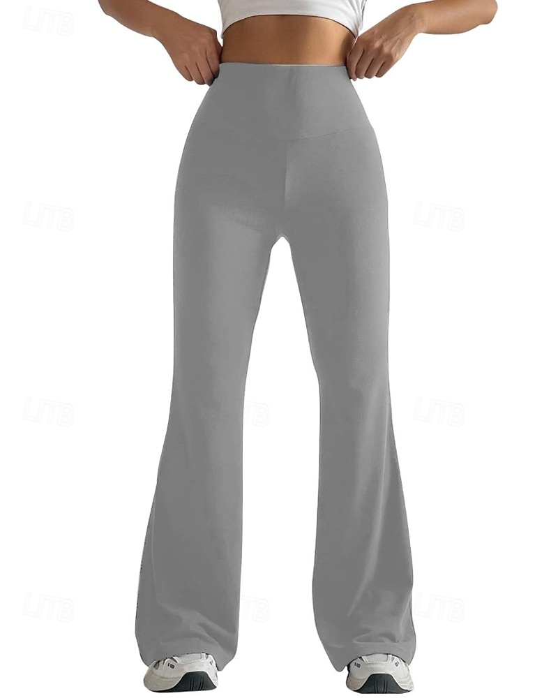 Per donna Gamba larga Pantaloni Eleganti Streetwear Casual Lunghezza intera Naturale Semplice Elastico in vita Confortevole Streetwear Ferie Abbigliamento quotidiano Magenta Grigio Nero Bianco Autunno del 2025 a $17.99 –P6