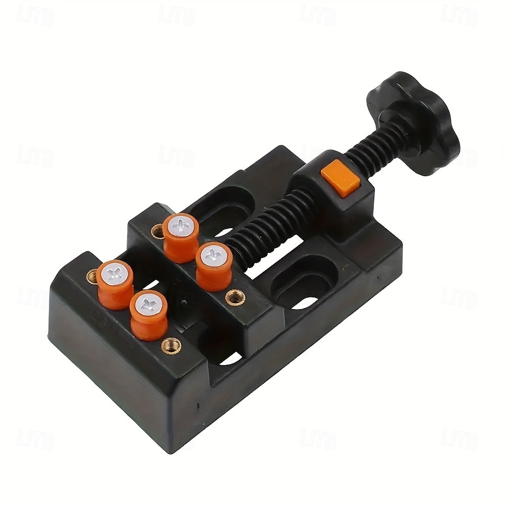 1 kpl miniporapuristimen puristin korujen ja askartelun tekemiseen, pikasäätöinen 0-2 tuuman (0-5,3 cm) abs-muovista valmistettu ruuvipenkki oliivinvihreällä bodhi-helmiotteella, tarkkuusporaus 2026 - $52.99 –P5