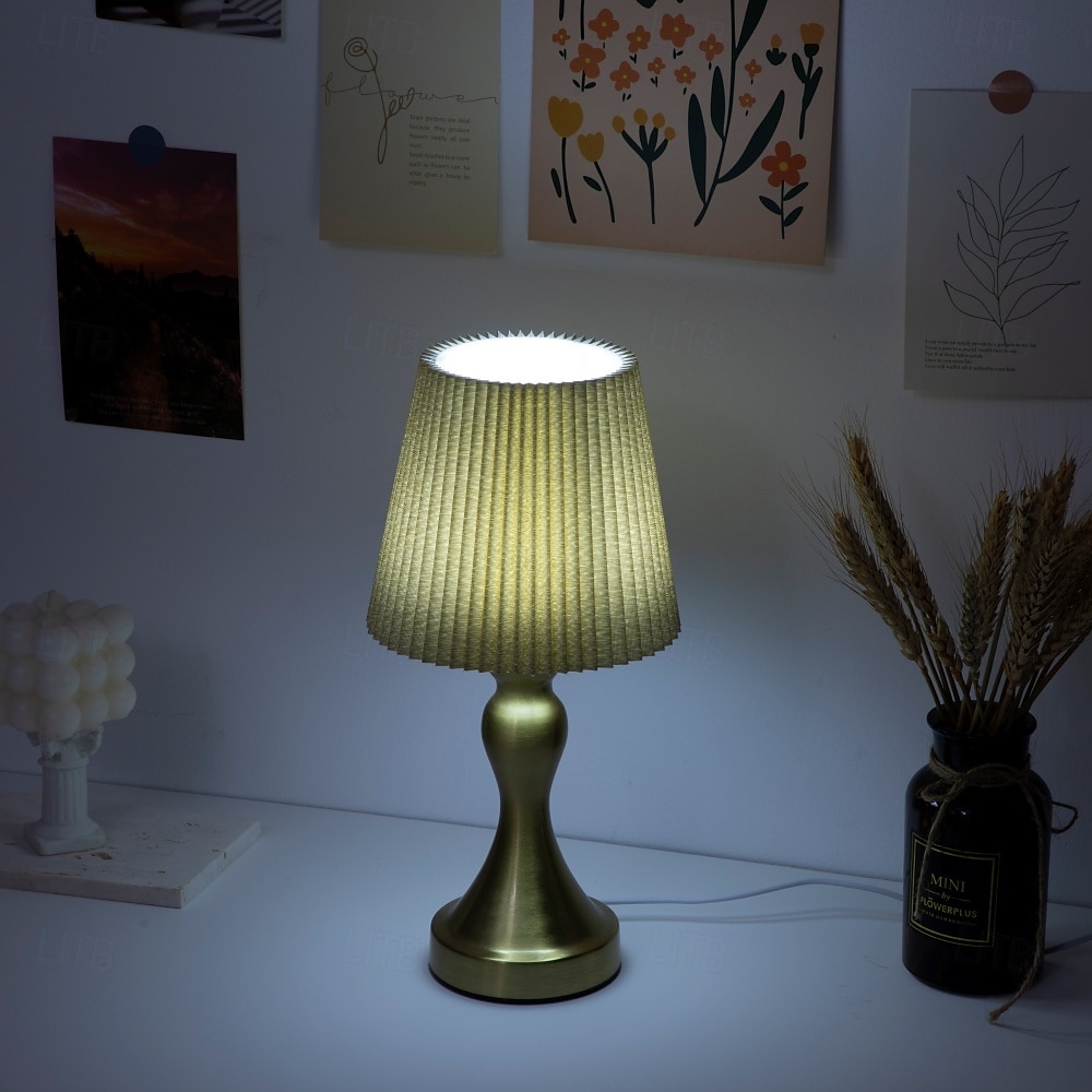 Lampe de lecture décorative moderne contemporaine alimentée par USB pour intérieur en métal de 2025 ? $21.99 –P2