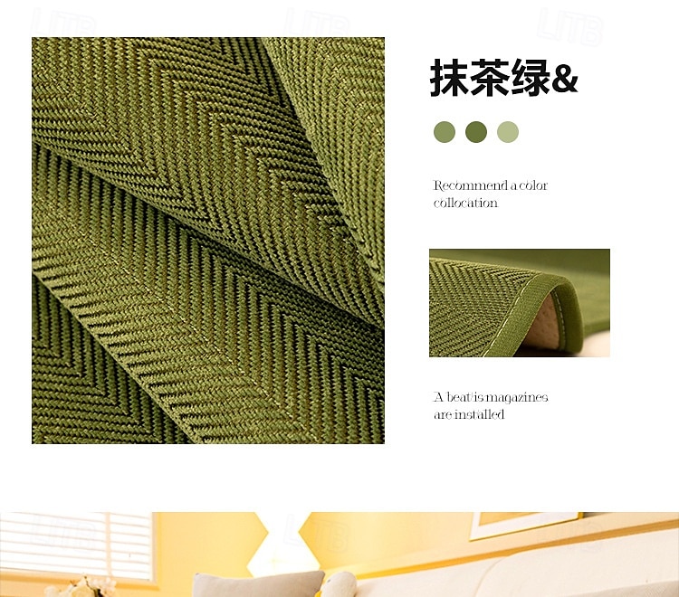 Minimalist Herringbone Chenille Non-Slip Wavy Edge Couch Cover 2025 - $57.99 –P11