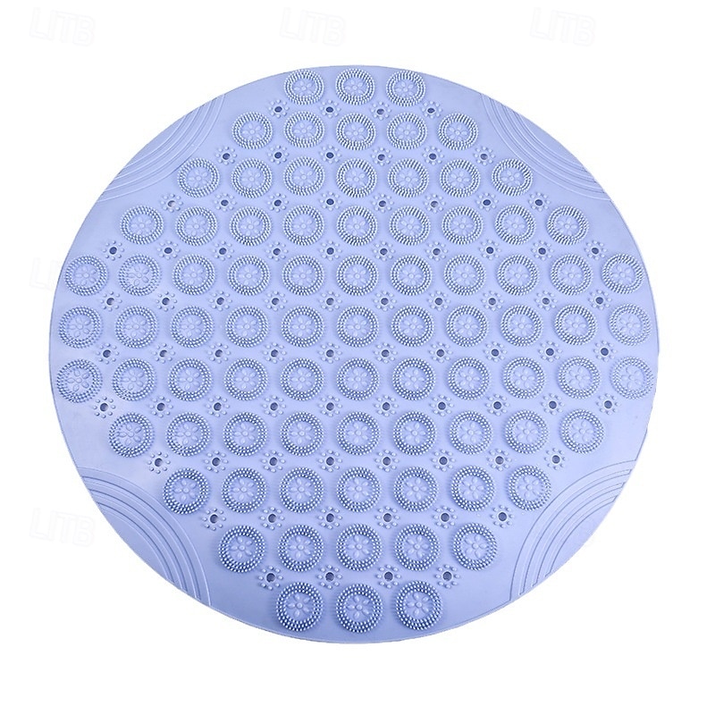 Shower Mat, Round Shower Stall Mat, PVC Bathtub Mat, Non Slip Bath Mat with Suction Cups and Drain Holes, Machine Washable for Bathroom Bathtub Swimming Pool 2026 - $15.99 –P9