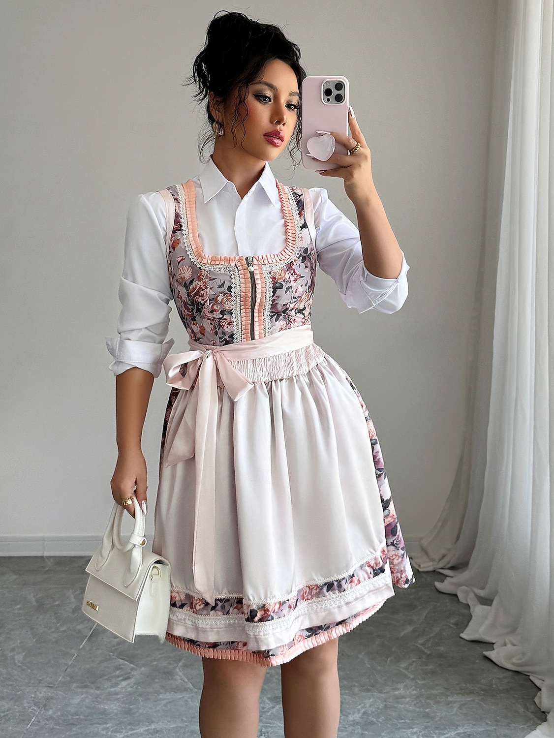 Oktoberfest Dress Dirndl Maid Bavarian German Munich Wiesn Women's Carnival Party Beer Festival Traditional Style Cloth 2025 - $39.99 –P3