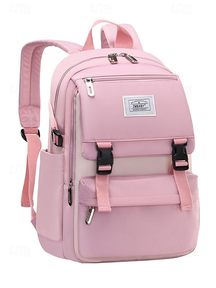 Vízálló iskolai hátizsák tinédzsereknek nagy kapacitással és több rekeszes kialakítással – stílusos utazó- és mindennapi táska lányoknak és fiúknak 2026 - $34.99 –P4