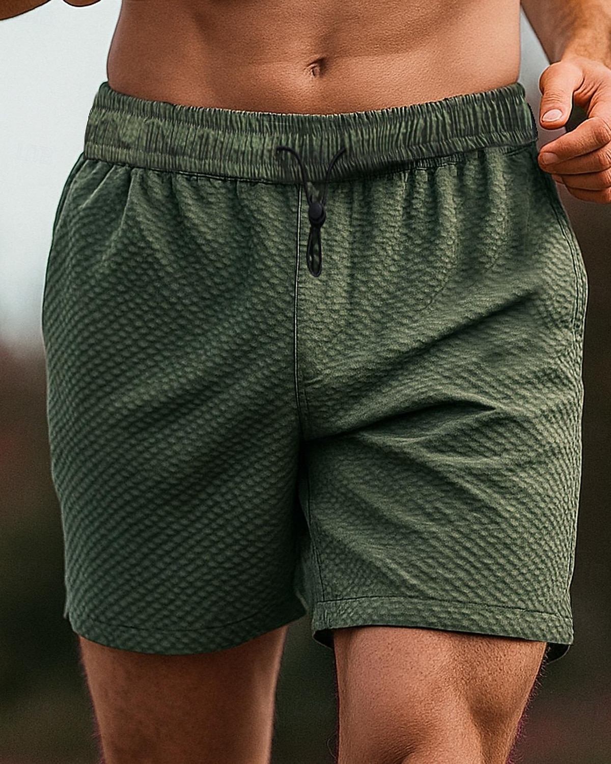 Муж. Шорты для бега спортивные шорты Лето На открытом воздухе Стандартный Быстровысыхающий Легкость Эластичный Дышащий Шорты Эластичная талия Черный Белый Теннис Гольф Бег M L XL XXL XXXL 2026 - $18.99 –P1