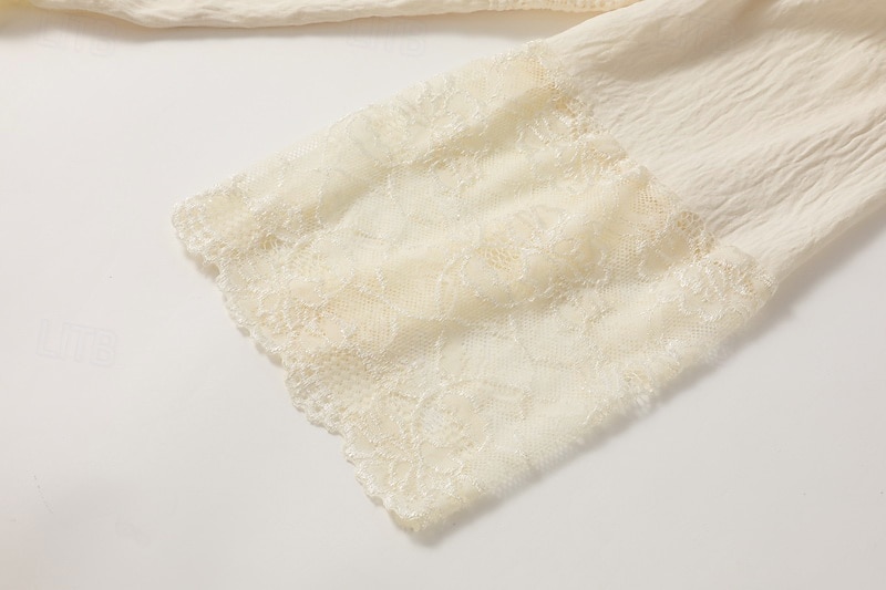 Pentru femei Rochii Midi Rochie Boho Rochie occidentală Modă În aer liber Vacanță Concediu Fit regulat Simplu Manșon Lung În V Caisă Vară 2025 - $28.99 –P9