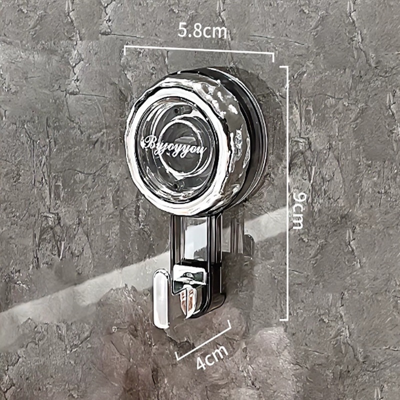 3 stuks gegolfde zuignaphaken voor aan de muur gemonteerde badkameropbergrekken, geen boren nodig voor de doucheplank voor toiletartikelen &cosmetica 2026 - $21.99 –P2