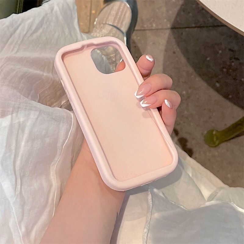 teléfono Funda Para iPhone 16 Pro Max Plus iPhone 15 14 Pro Max Plus iPhone 13 Pro Max Funda Trasera Antigolpes Lazo Silicona 2025 - $12.99 –P2