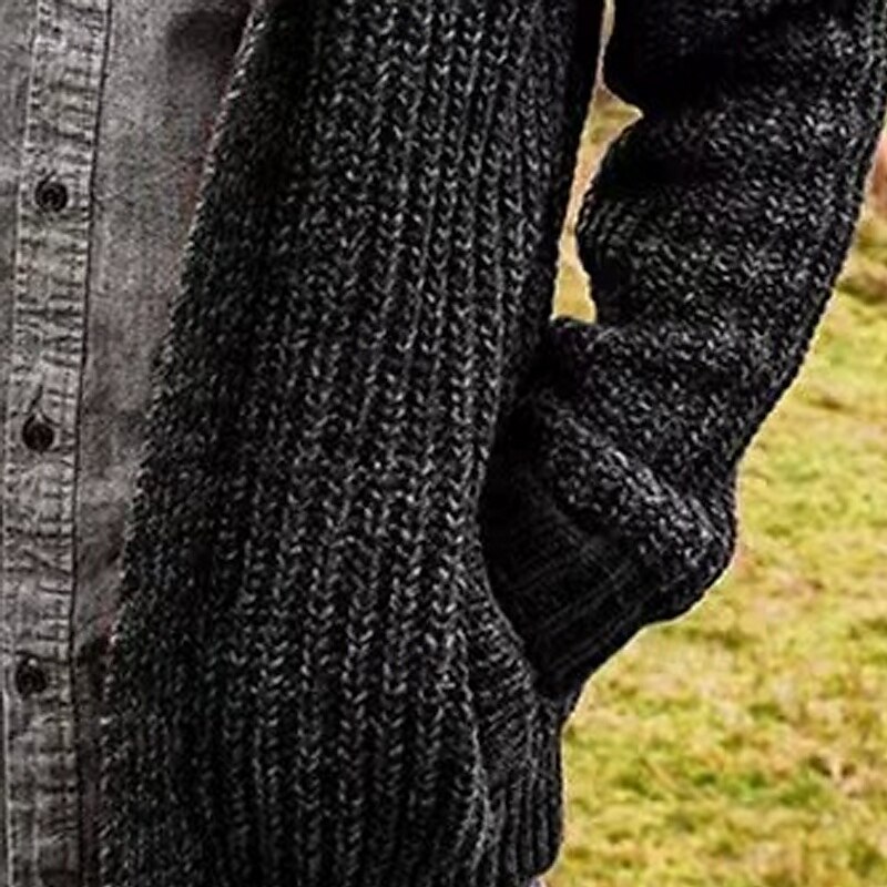 Per uomo Felpa Cardigan A Coste Maglia Top Regolari Cardigan con Bottoni Semplice Collo a scialle Vacanza Moda Casuale Abbigliamento quotidiano Abbigliamento Primavera & Autunno Marrone scuro del 2025 a $40.99 –P11
