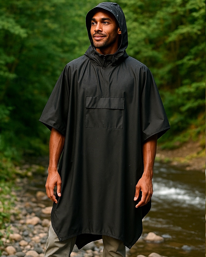 Men's Women's waterproof jacket Rain Coat Outdoor Waterproof Hiking Outfits Hiking Clothes Summer Spring Raincoat Camping / Hiking / Caving Running Solid Color Black Yellow Army Green 2026 - $21.99 –P3