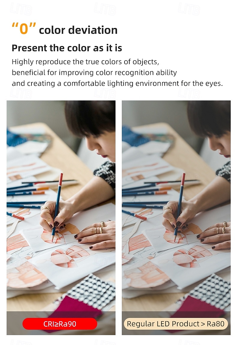 перезаряжаемый пристегивающийся светильник для видеоконференций с пультом дистанционного управления и сенсорным управлением, 3 регулируемых режима освещения для звонков с увеличением и видеозаписи 2026 - $29.99 –P6