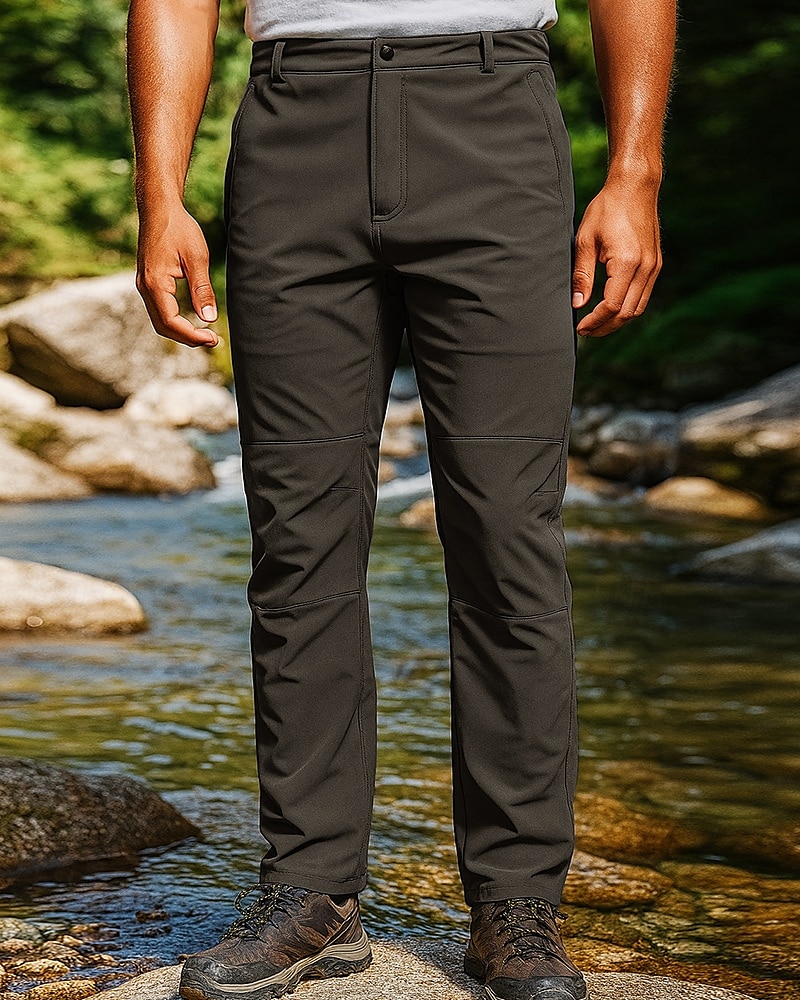 Herren Cargohosen Wanderhosen Regenhose zum Wandern Außen Normale Passform Wasserdicht Winddicht Leicht Unterteile Schwarz Armeegrün Camping / Wandern Laufen S M L XL XXL 2025 - $26.99 –P5