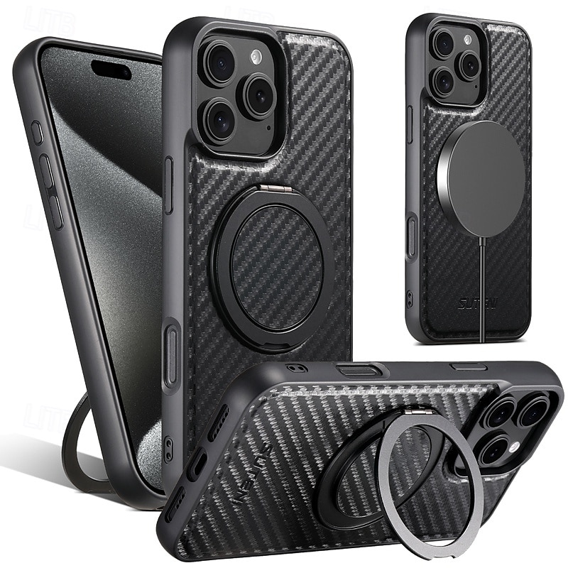 puhelin Etui Käyttötarkoitus iPhone 16 iPhone 16 Plus iPhone 16 Pro iPhone 16 Pro Max iPhone 15 14 Pro Max Plus iPhone 13 Pro Max Takakuori Tuella Magneetti Iskunkestävä Retro 2025 - $24.99 –P1