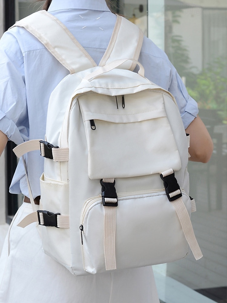 Sac à dos minimaliste de grande capacité pour étudiants et navetteurs – sac à dos pour ordinateur portable multi-poches avec sangles latérales et boucle avant pour l'école, les voyages ou un usage quotidien de 2025 ? $18.99 –P2