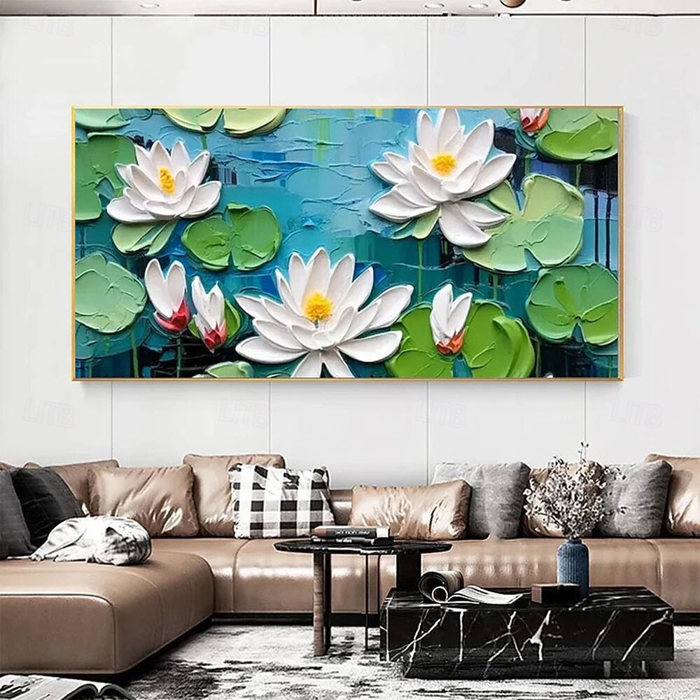 Large Handmade 3D Oil Painting Large Abstract Flower Vase Oil Painting on Canvas Wall Art Colorful Texture Wall Art Original Floral Art Custom Painting Living Room Decor 2025 - $108.99 –P5