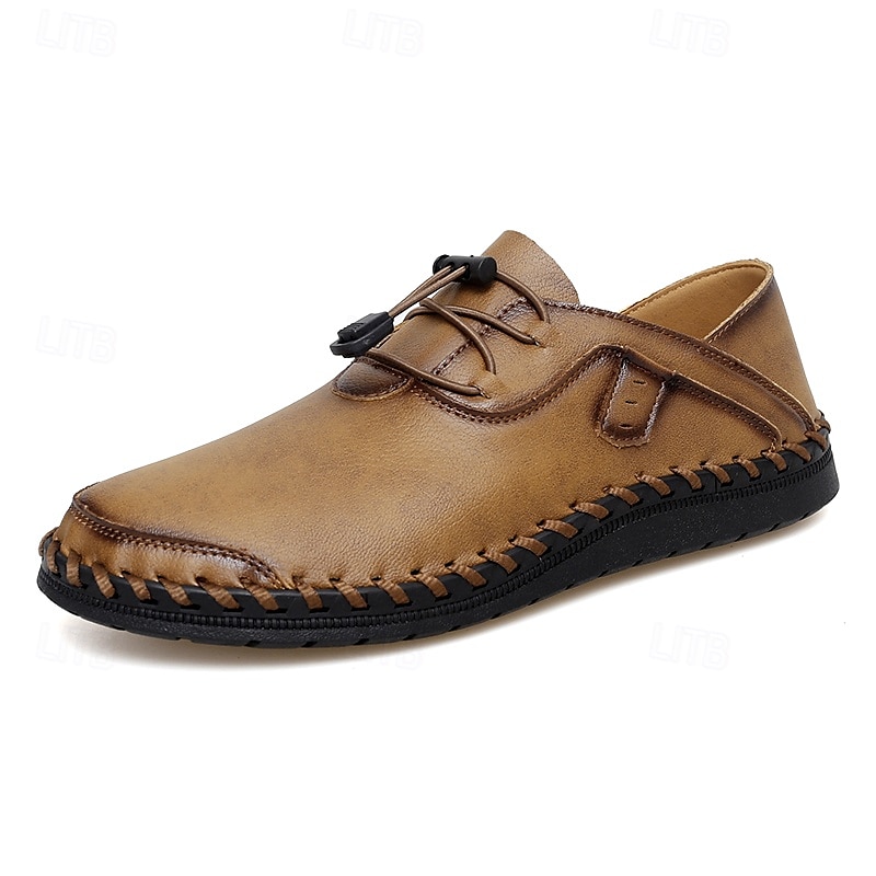 Lässige Slip-On-Schuhe mit Mokassin für Herren – weiche Sohle, handgenähtes Design für Komfort beim Autofahren, Reisen und im Alltag 2025 - $46.99 –P3