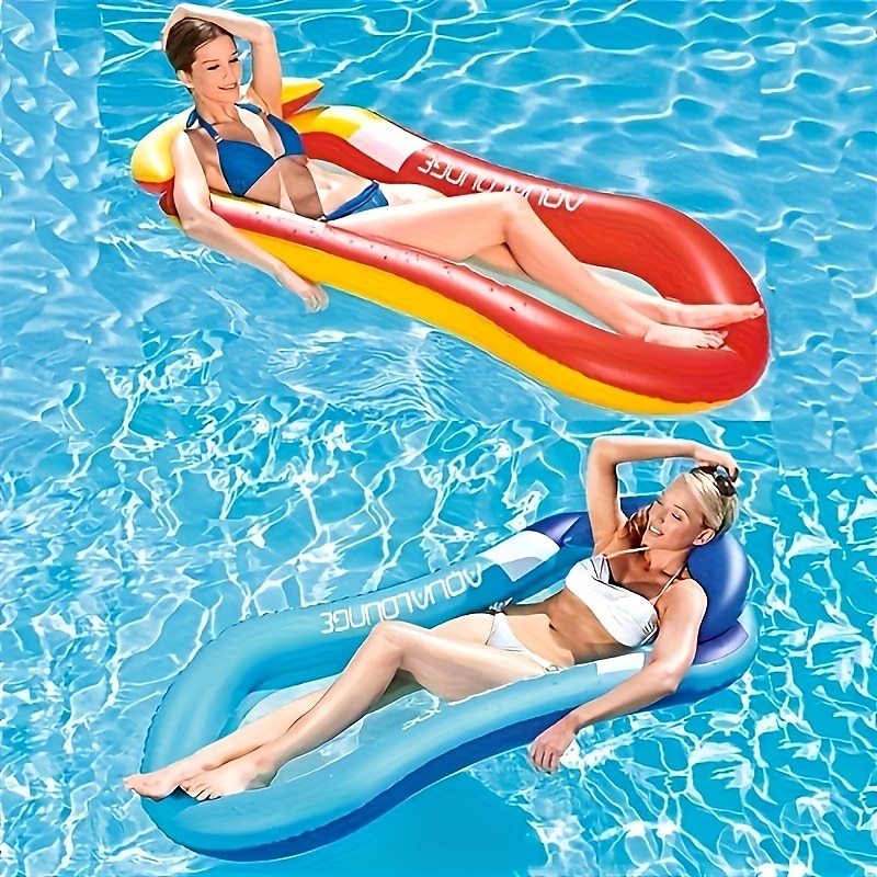 1pc Large PVC Inflatable Pool Float with Sun Hat Design - Durable Foldable and Portable for Beach and Pool Parties Pool Relaxation EssentialsPlayful Pool AccessoryDurable Pool Float 2025 - $36.99 –P3