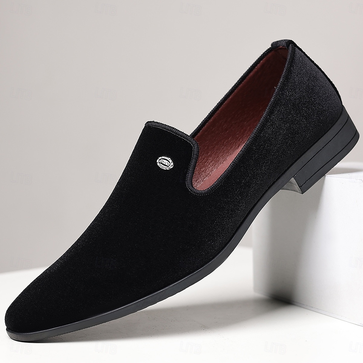 Miesten Mokkasiinit Comfort-huopa Käsintehdyt kengät Kävely Liiketoiminta Urheilullinen Vapaa-aika Mokkanahka Mukava Liukumaton Loaferit Musta Sininen Kesä Kevät Syksy 2026 - $54.99 –P2