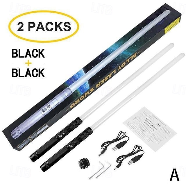 Light Up Toys Metal Hilt 3 Sound Modes Rechargeable Force FX Heavy Dueling Light Toys Set Cosplay Children Adults for Hallown for Christmas Gifts 2025 - $61.99 –P14