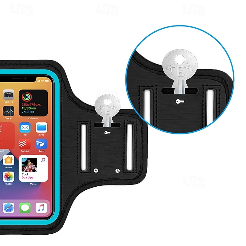 2025年 アームバンドケース ランニングアームバンド iPhone用ランニングホルダー のために マラソン ジョギング ランニング スポーツバッグ タッチスクリーン 耐水 反射ストリップ タクテル 男性用 女性用 ランニングバッグ  コレクション – $8.99 –P8
