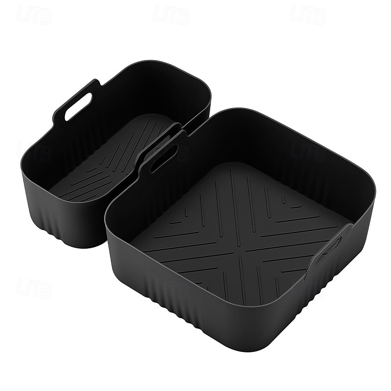 Lot de 2 plaques de cuisson réutilisables en silicone antiadhésives pour friteuse à air, compatibles avec les modèles Philips NA350-3000, avec surface antiadhésive, adaptées aux friteuses à air, aux de 2025 ? $15.49 –P11