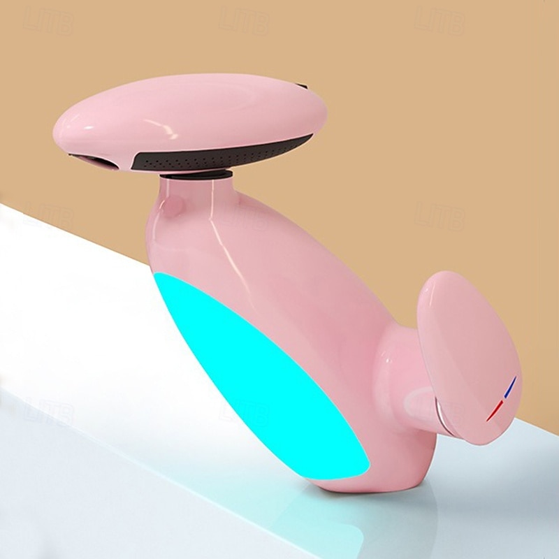 LED Bathroom Sink Faucet, Bathroom Faucet with Removable Sprayer, 4-in-1 Modern, Single Hole Bathroom Faucet, LED Light, Fountain Tap 2025 - $89.99 –P15