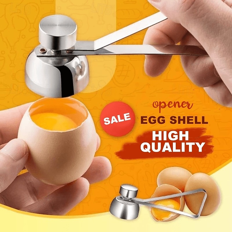Apriscatole in acciaio inox, utensile in acciaio 304 per aprire le uova alla coque, uova centenarie e uova di riso glutinoso, facile da usare per la cucina di casa del 2025 a $6.99 –P5