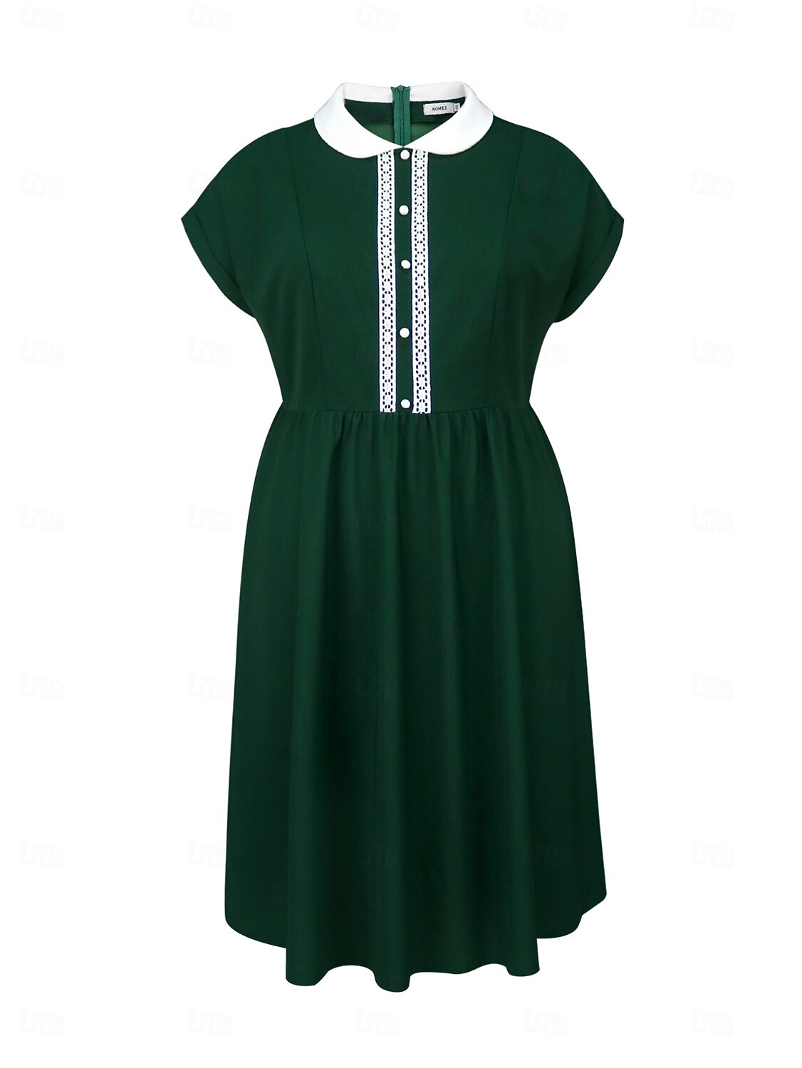 Retró 1950-es Rockabilly Déli Flare ruha Extra méret A-vonalú Jelmez Női Vakáció Hazaérkezés Buli és este Felnőttek Ruha Tavaszi nyár 2025 - $44.99 –P8