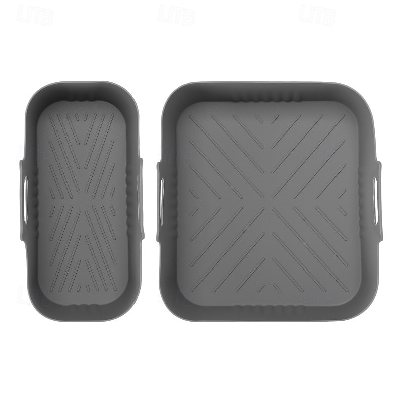 Lot de 2 plaques de cuisson réutilisables en silicone antiadhésives pour friteuse à air, compatibles avec les modèles Philips NA350-3000, avec surface antiadhésive, adaptées aux friteuses à air, aux de 2025 ? $15.49 –P9