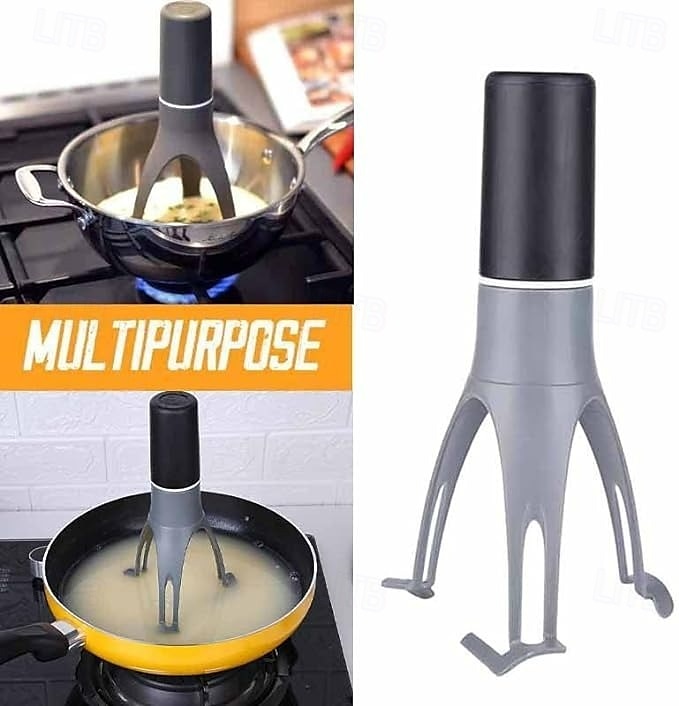 Batteur à œufs triangulaire en plastique, mini fouet à crème semi-automatique pour la cuisson, outil de mélange des aliments, appareil d'agitation portatif pour la cuisine de 2025 ? $16.99 –P2