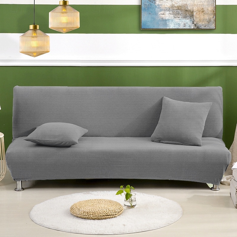 Capa de sofá-cama sem braços em tecido jacquard à prova d'água, decoração de ano novo, capa protetora elástica para banco de 2025 por $34.99 –P15