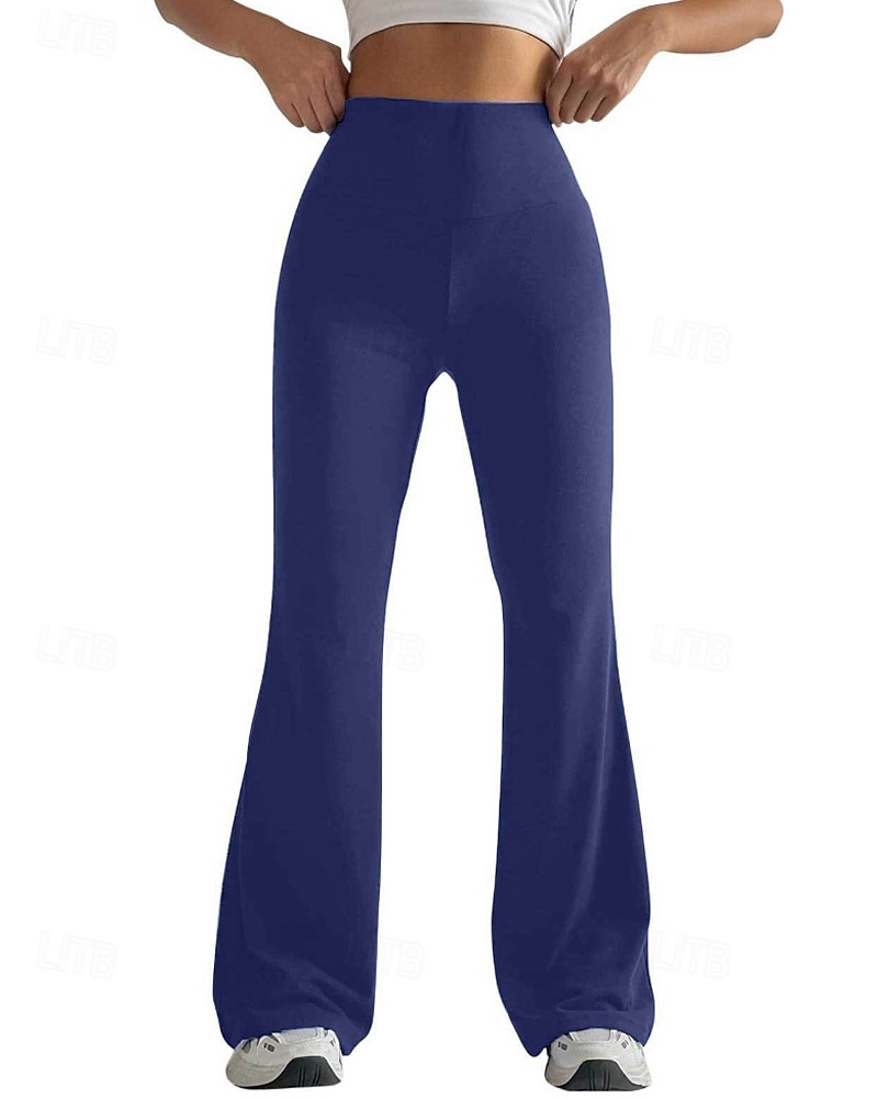 Per donna Gamba larga Pantaloni Eleganti Streetwear Casual Lunghezza intera Naturale Semplice Elastico in vita Confortevole Streetwear Ferie Abbigliamento quotidiano Magenta Grigio Nero Bianco Autunno del 2025 a $17.99 –P1