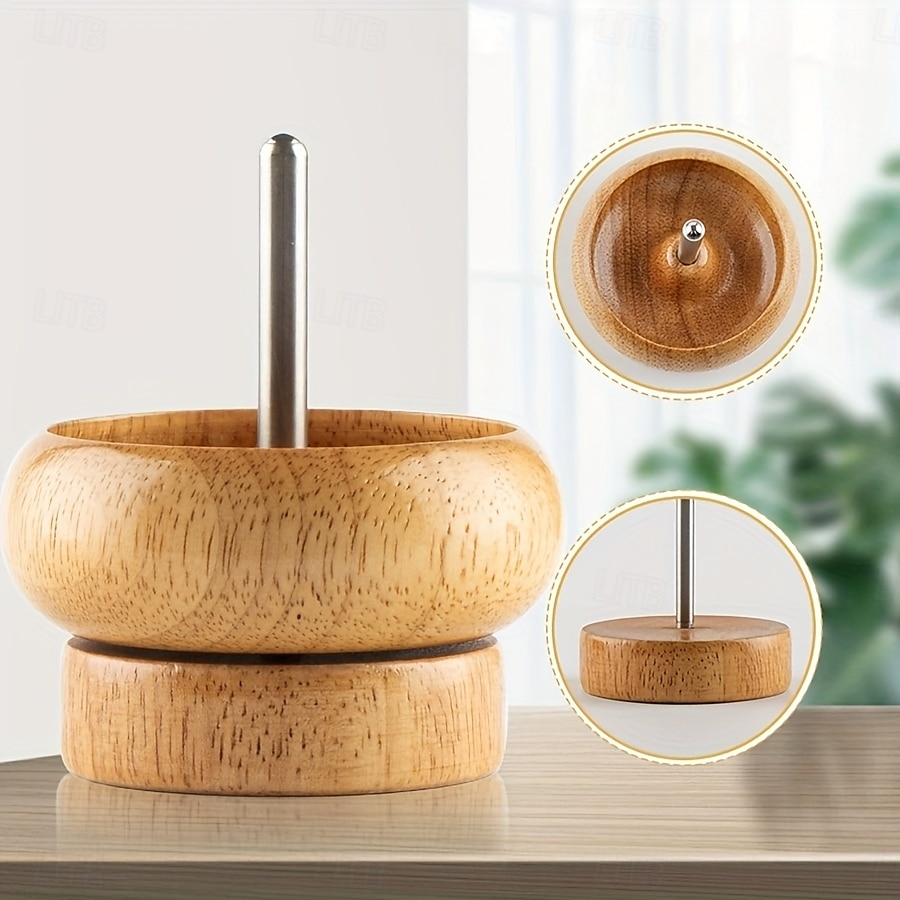 Spinner à perles en bois sans effort pour la fabrication de bijoux DIY Spinner à bracelets en bois fabriqué à la main avec aiguille à perles en métal parfait pour créer des graines colorées &bracelets de 2025 ? $24.99 –P5